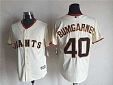 Majestic San Francisco Giants #40 Madison Bumgarner Cream Stitched Jersey,baseball caps,new era cap wholesale,wholesale hats